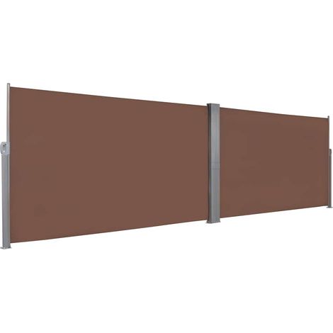 vidaXL Toldo lateral retráctil 160x600 cm marrón (1/5)