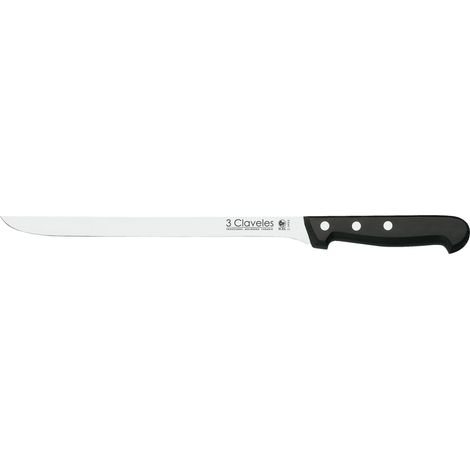 Cuchillo jamonero 3 Claveles I.POM 24CM 9,5" 00930