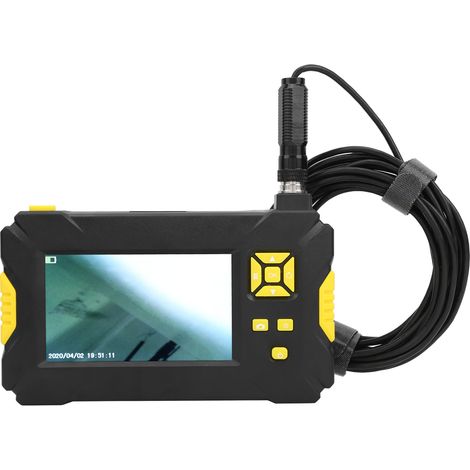 Endoscope LCD 1080P 3.9mm 4.3in Caméra d'inspection de canalisation 6 LED 10m/32.8ft Borescope étanche (1/5)