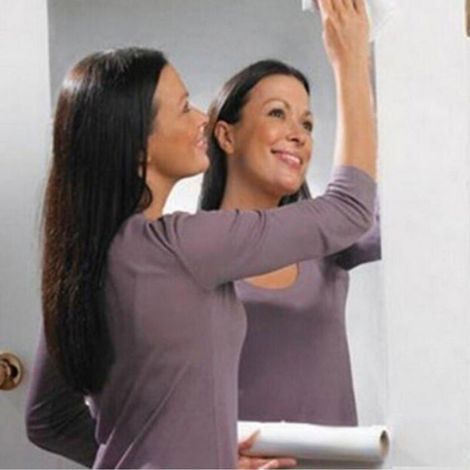 Miroir PET - 50 x 150 cm - Auto-adhésif Réutilisable - Sécurité Incassable - Pour Murs Lisses - 1 Pièce (1/4)