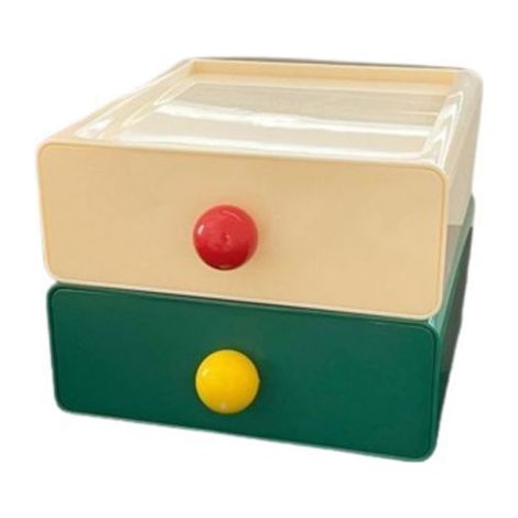 Stapelbare Schubladenbox, robuster und langlebiger Schreibtischorganizer, platzsparender Schubladenorganizer