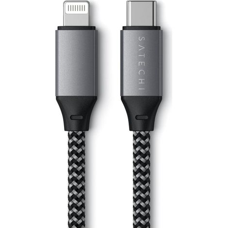 Satechi - Cavo USB-C - Lightning 25 cm (grigio siderale) (1/4)