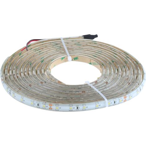 Ruban LED Blanc 5m 24V 5500 7000K, IP65 ( Prix pour 1 ) (1/3)