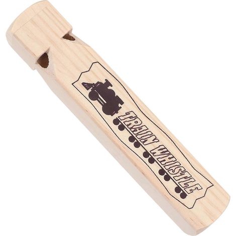 Sifflet en bois pour bébé, sifflet en bois pour tout-petit, sifflet musical pour enfant d'âge préscolaire, sifflet de train en bois pour enfants