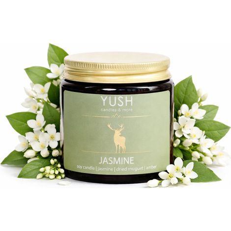Gelsomino - candela di soia profumata al gelsomino - yush - 120 ml (1/5)