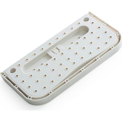 [Porte-Rangement Chaussures mural] Porte-chaussures mural fixé par adhésif, pliable, économique d'espace, PP, blanc, taille universelle, 27.9 x 14.5 x 2cm (1/5)