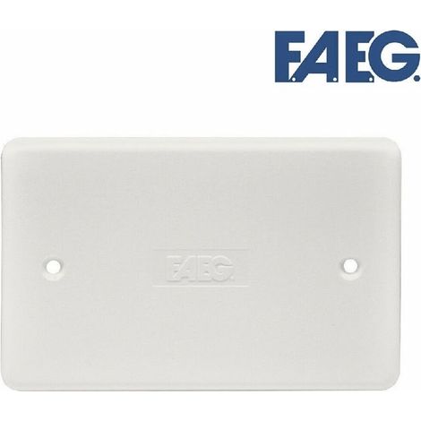 Coperchio rettangolare per scatola incasso 503 bianco con viti cassetta 3 moduli (1/3)