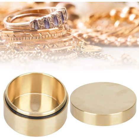 Sealed Box, Sealed Coin Container, Dustproof and Moisture-Proof Coin Storage Box for Jewelry, Pills, Tea Leaves (1/5)