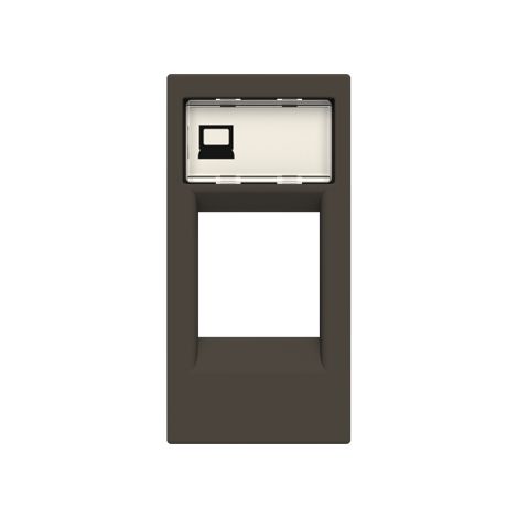 Zenit Enjoliveur 1 Module Pour Prise Rj45 Anthracite 2CLA211810N1801 ABB N2118.1AN (1/3)