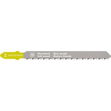 Fein 63503179010 Lama per seghetto alternativo per legno CV 75 T2.5 SW SC 5 pz.