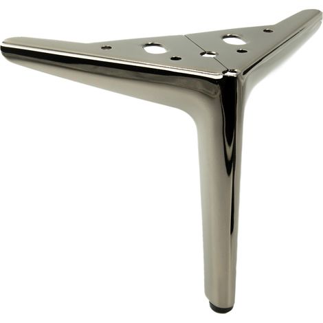 Pata de mueble Anchor Elegant, cromo negro, altura 15 cm (1/5)