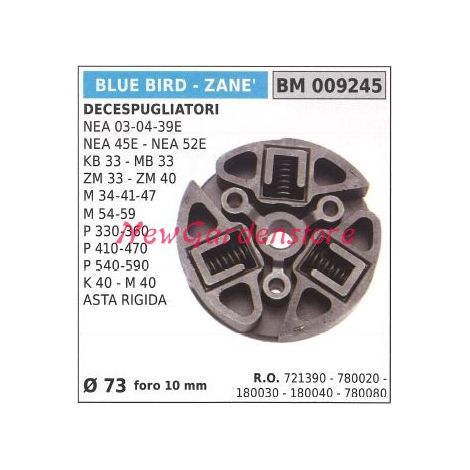 Embrague completo BLUE BIRD motor desbrozadora NEA 03 04 39E 45E 52E 009245