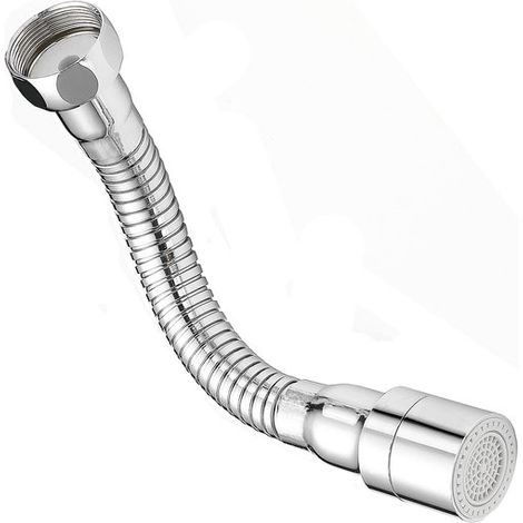 Prolunga per rubinetto da cucina regolabile a 360°, prolunga per rubinetto da cucina, connettore per rubinetto, prolunga per rubinetto da 13 cm con (1/5)