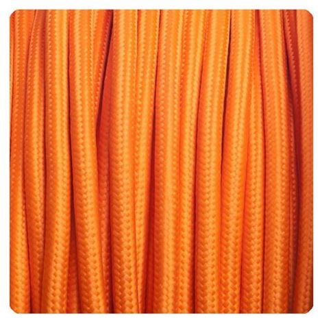 Cable textil naranja (1/2)