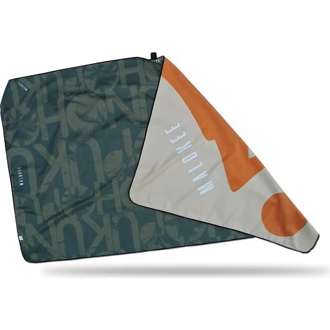 Toalla de entrenamiento de microfibra, verde, de secado rápido, 100 cm x 50 cm (1/5)