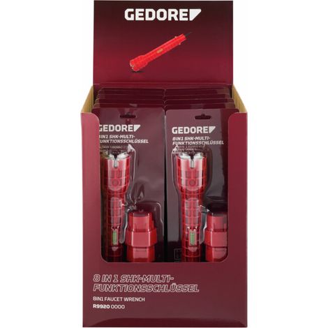 Gedore Présentoir 12x clé multifonction 8 en 1 SHK (1/5)