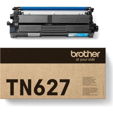 Brother TN-627C cartucho de tóner 1 pieza(s) Original Cian (1/5)