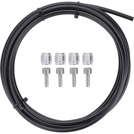 Kit tubo freno a disco, tubo con inserto a oliva e rivestimento in nylon per SRAM E3 (1/4)