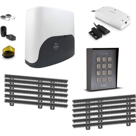 Motorización conectada para puerta corredera de 6 m Thomson + teclado a código
