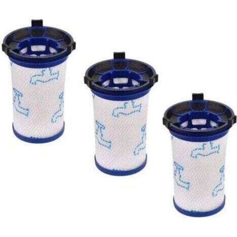 FlkwoH 3pcs Filtres de Rechange pour Rowenta Air Force 360 RH9051WO RH9057WO RH9059WO RH9081WO RH9086WO & Tefal Air Force 360 Aspirateur, Accessoires de Remplacement Alternative à ZR009001 (1/4)