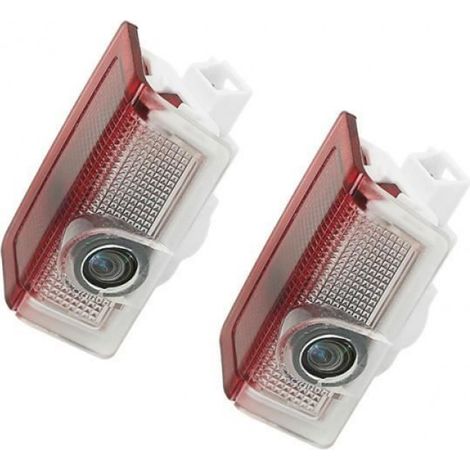2pcs LED de la porte de voiture LOGO PROJECTOR SHOSTHED Lampe ombre pour Mercedes - Benz W166 W212 W213 W176 W177 V177 W246 W247 W20 (1/4)