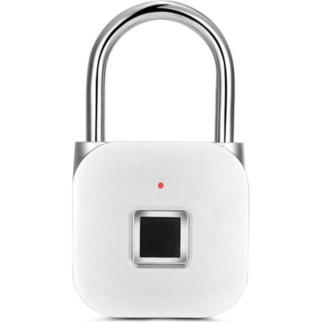 Smart-Fingerabdruck-Schloss, schlüsselloses, über USB wiederaufladbares Türschloss, einziehbares Sicherheitsschloss, Diebstahlschutz, Fingerabdruck-Vorhängeschloss (1/5)