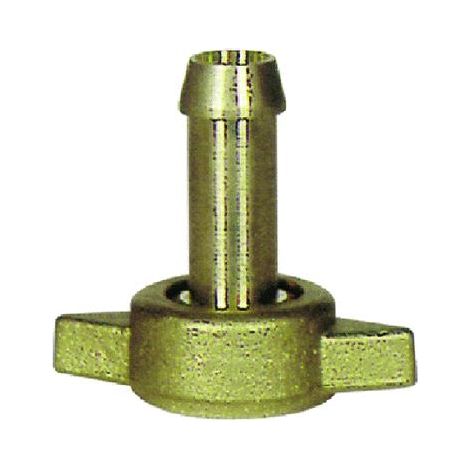 Raccordo Portagomma 10 Cf. 10 Pz - In Ottone. Con Girello Alettato.