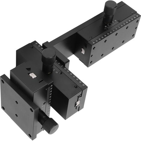 Platine de translation linéaire, axe XYZ, réglage manuel, plateforme ajustable 40 x 90 mm HF3‑A90 (1/5)