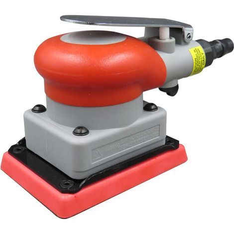 Ponceuse Pneumatique 10000 Tr/min Air Square Orbit Ponceuse de Finition pour le Ponçage du Bois, Cirage de Voiture, Ponçage des Métaux 75x100mm (1/5)