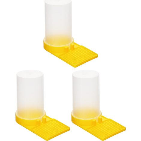 3 Pcs Abreuvoir Abeille Plastique, Distributeur d'eau pour Abeilles, Apiculture Materiel (1/5)