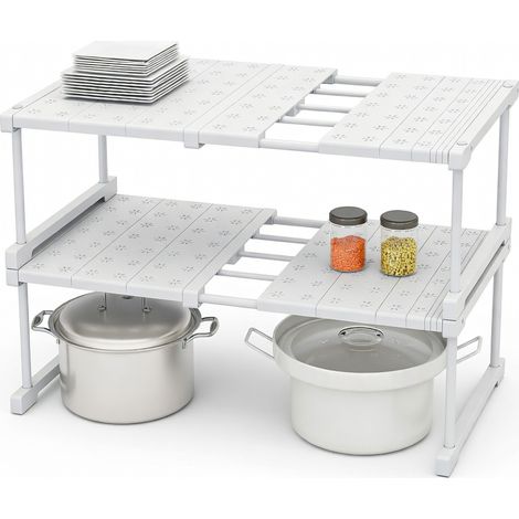 Etagere sous evier extensible 87-108 cm pour la maison (1/5)