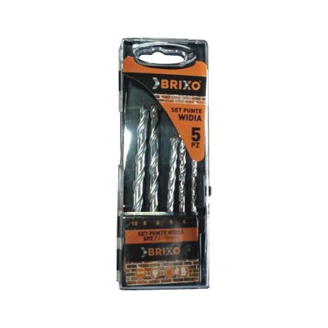 Set punte da muro Brixo Widia 5 Pezzi