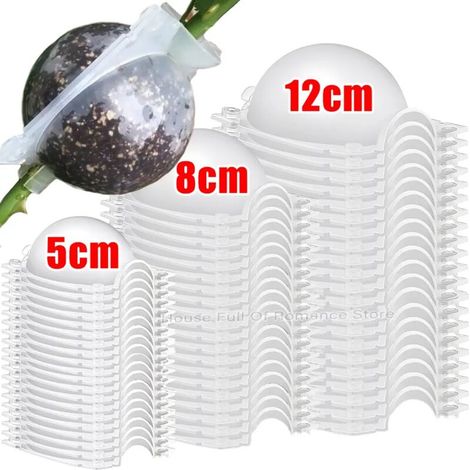 (M, 5 pièces) Boules de bouturage pour plantes, capsules de marcottage aérien, boîte de culture haute pression, boîte de greffage, pot de pépinière