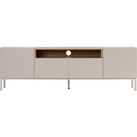CALICOSY - Meuble TV 4 portes 1 niche L160 cm - OLIVER (1/5)