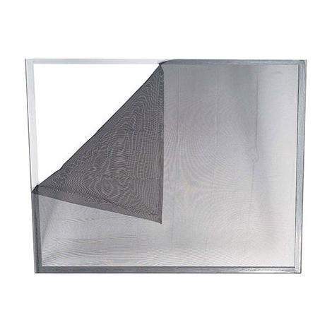 ZANZARIERA FINESTRA A STRAPPO ECCO IRS - POLIESTERE GRIGIO CM 150 H.CM 300- 2 pezzi