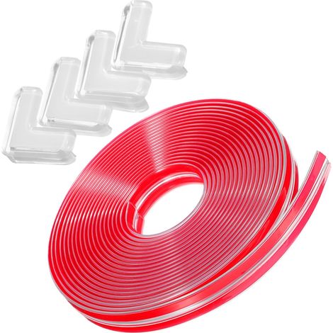 Protège-coins de sécurité - PVC - transparent - pour meubles (1/5)