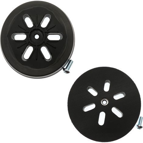 Disque Abrasif 150 mm Plateau Ponceuse Compatible avec Bosch GEX 150, GEX 150 AC, GEX 150 Turbo Ponceuse Dureté(2 pièce) (1/5)