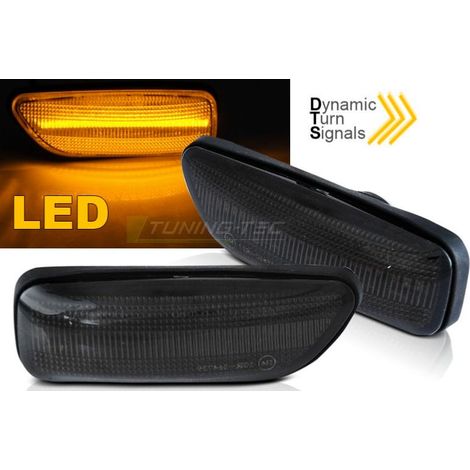 Paire clignotant repetiteur Volvo S80 de 1999 a 2007 Led Dyn Fume-39158515 (1/3)