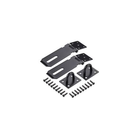 Pestillo para puerta de jardín, pestillo para puerta interior, pestillo de acero inoxidable, cerradura deslizante para baño, paquete de 2, 10 cm (4 pulgadas) - Crezuo