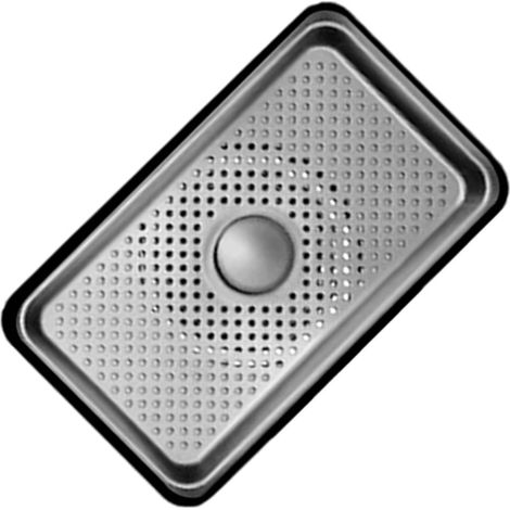 Filtre d'évier en acier inoxydable avec filtre d'évier de cuisine facile à installer, filtre d'évier de cuisine, drainage rapide de l'eau, récupérateur de déchets de cuisine (1/5)