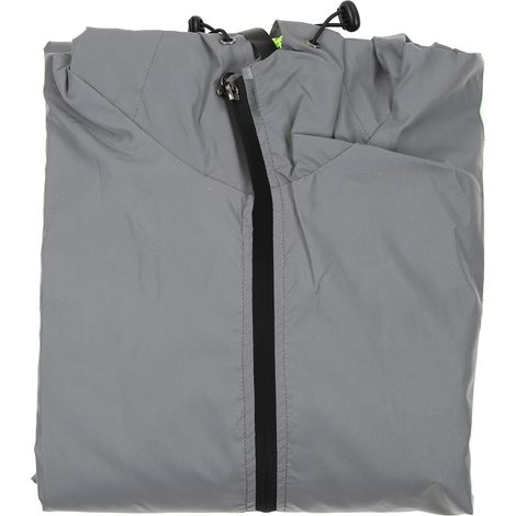 Veste de cyclisme avec bonnet, veste entièrement réfléchissante, manches longues, imperméable et coupe-vent pour sports de plein air, taille XL (1/5)