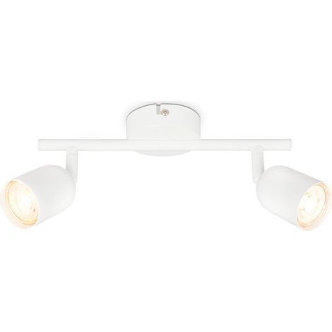 Spot Plafonnier Projecteur Applique Spot GU10 Pivotant Blanc