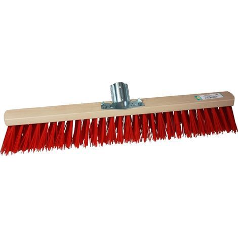Balai cantonnier 60 cm fibres PVC rigides atelier garage (1/3)