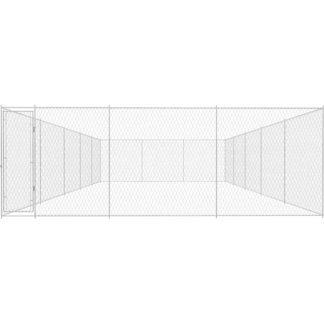 Maison Exclusive - Outdoor-Hundezwinger Verzinkter Stahl 950x570x