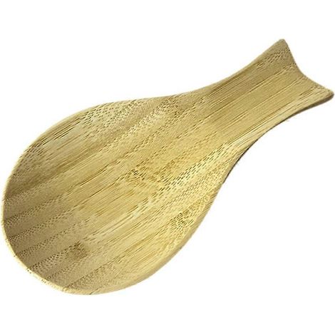 1. Porte-cuillère en bois, support pour ustensiles de cuisine, repose-spatule et cuillère, organisateur pratique pour plan de travail. (1/4)