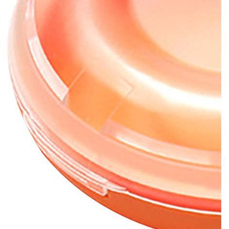 Boîte de rangement pour prothèses dentaires et appareils orthodontiques en ABS, protection contre la poussière, orange. (1/5)