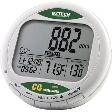 Appareil de mesure du dioxyde de carbone Extech CO210 0 - 9999 ppm