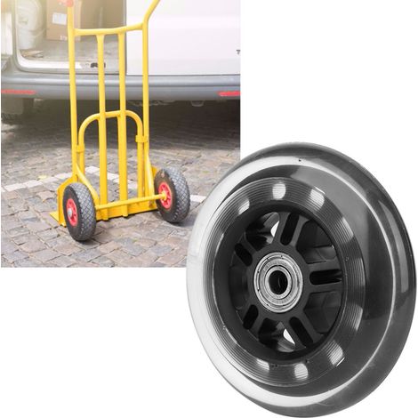 Roulettes à roulement ABEC-7 608ZZ de 4 pouces en polyuréthane pour petits chariots/portes/quincaillerie (1/5)
