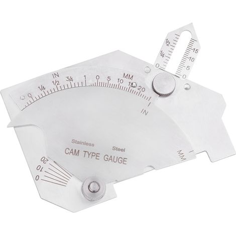 MG-8 Bridge Cam Welding Gauge Surfaces soudées Joint Underduck Angle Leg Throat Gauge (1/5)