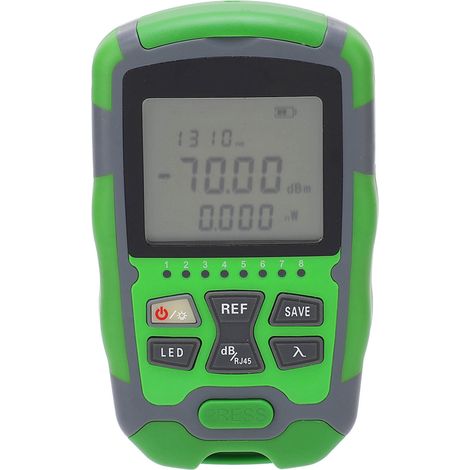Wattmètre à fibre optique -70+10 dBm, affichage numérique, outil de test de câbles optiques